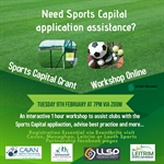 Sports Capital Grants Workshop online on February 9th